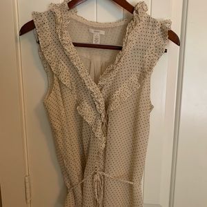 Jcrew wrap blouse. Size 6.